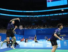 全运会｜羽(yǔ)毛球——男(nán)双半(bàn)决赛赛況(kuàng)