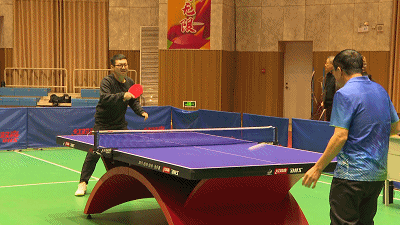 孝(xiào)义乒乓球(qiú)比赛開(kāi)赛