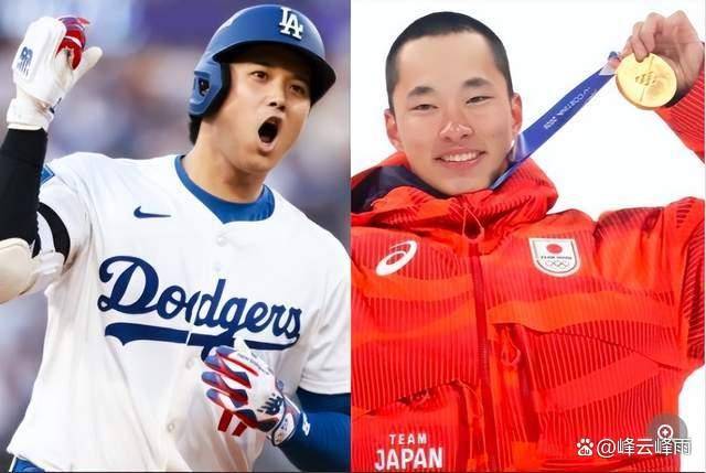 大穀(gǔ)翔平(píng)的超级粉丝在(zài)2026冬奧(ào)会上(shàng)摘金，仿佛大穀(gǔ)在(zài)指引他